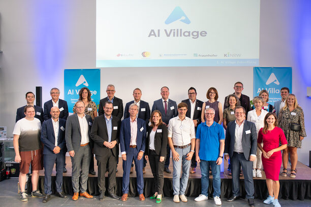 AI Village Gruppenfoto der Protagonisten